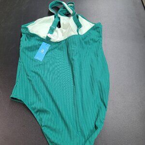 Green swimsuit